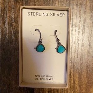 Sterling Silver blue earrings